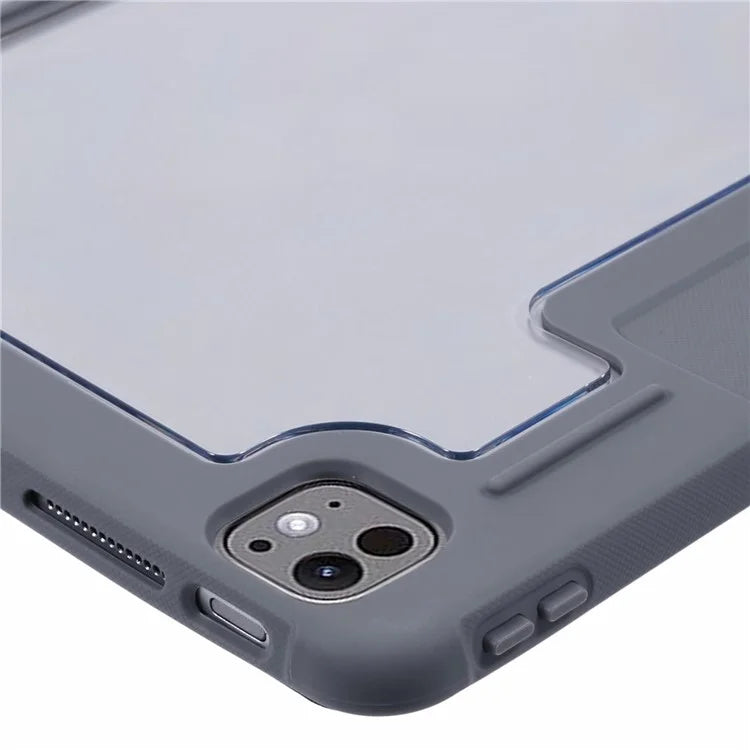 MUTURAL For iPad Pro 13 (2024) Case Tri-Fold Stand Tablet Leather Cover Auto Wake / Sleep