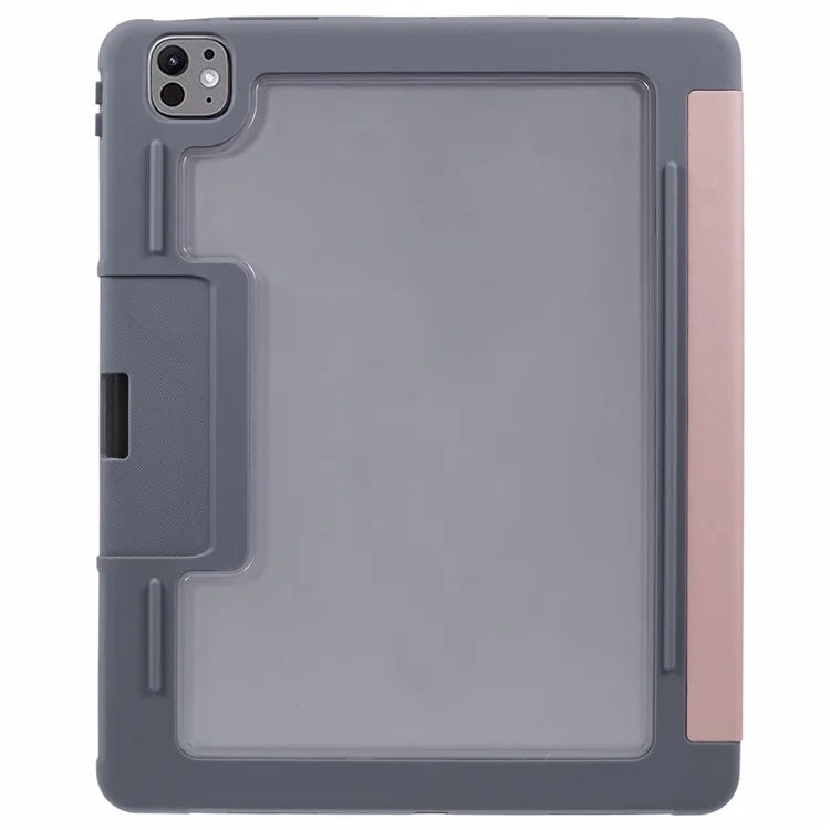 MUTURAL For iPad Pro 13 (2024) Case Tri-Fold Stand Tablet Leather Cover Auto Wake / Sleep