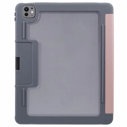 MUTURAL For iPad Pro 13 (2024) Case Tri-Fold Stand Tablet Leather Cover Auto Wake / Sleep