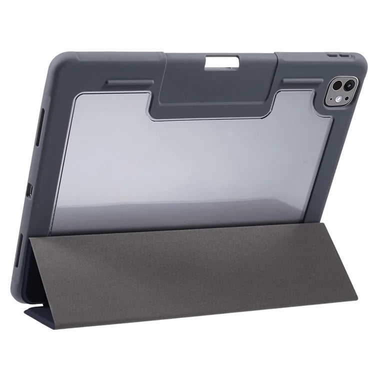 MUTURAL For iPad Pro 13 (2024) Case Tri-Fold Stand Tablet Leather Cover Auto Wake / Sleep