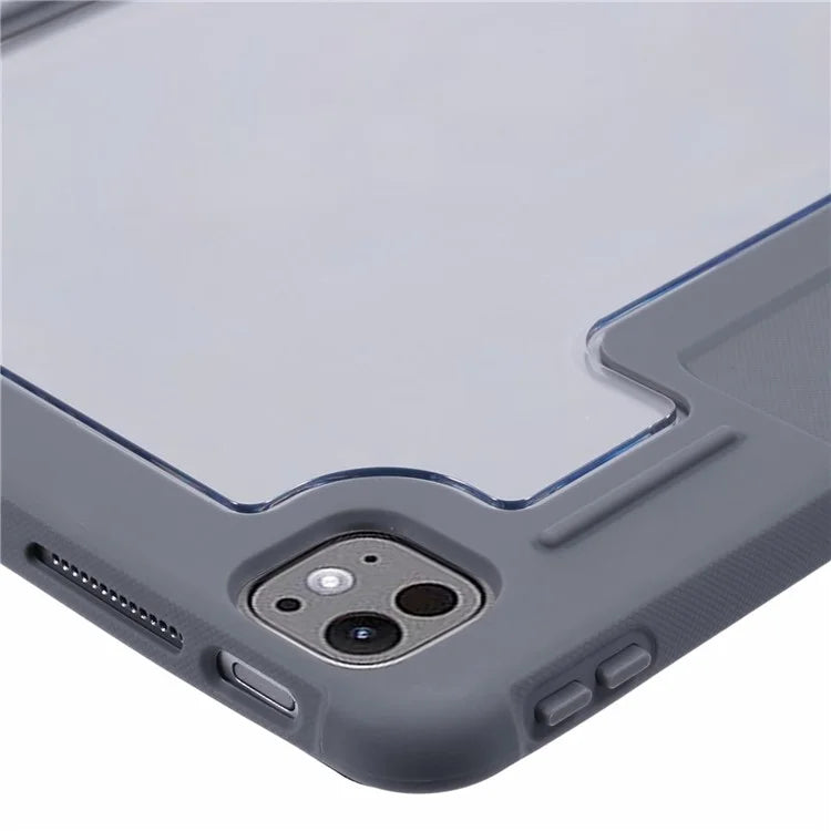 MUTURAL For iPad Pro 13 (2024) Case Tri-Fold Stand Tablet Leather Cover Auto Wake / Sleep