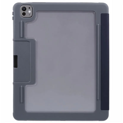 MUTURAL For iPad Pro 13 (2024) Case Tri-Fold Stand Tablet Leather Cover Auto Wake / Sleep