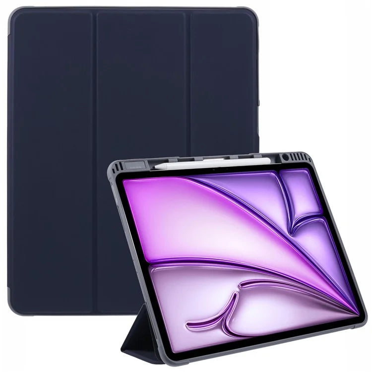 MUTURAL For iPad Air 13 (2024) Case Tablet Tri-Fold Leather Cover Auto Wake / Sleep