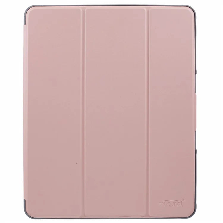 MUTURAL For iPad Air 13 (2024) Case Tablet Tri-Fold Leather Cover Auto Wake / Sleep