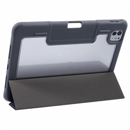 MUTURAL For iPad Pro 11 (2024) Case Smart Leather Tablet Cover with Pencil Holder Tri-Fold Stand