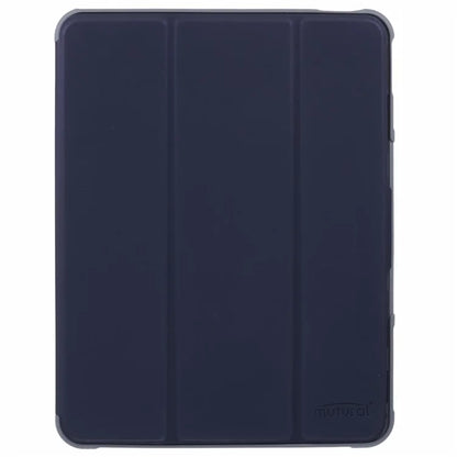 MUTURAL For iPad Pro 11 (2024) Case Smart Leather Tablet Cover with Pencil Holder Tri-Fold Stand