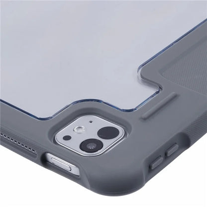 MUTURAL For iPad Pro 11 (2024) Case Smart Leather Tablet Cover with Pencil Holder Tri-Fold Stand