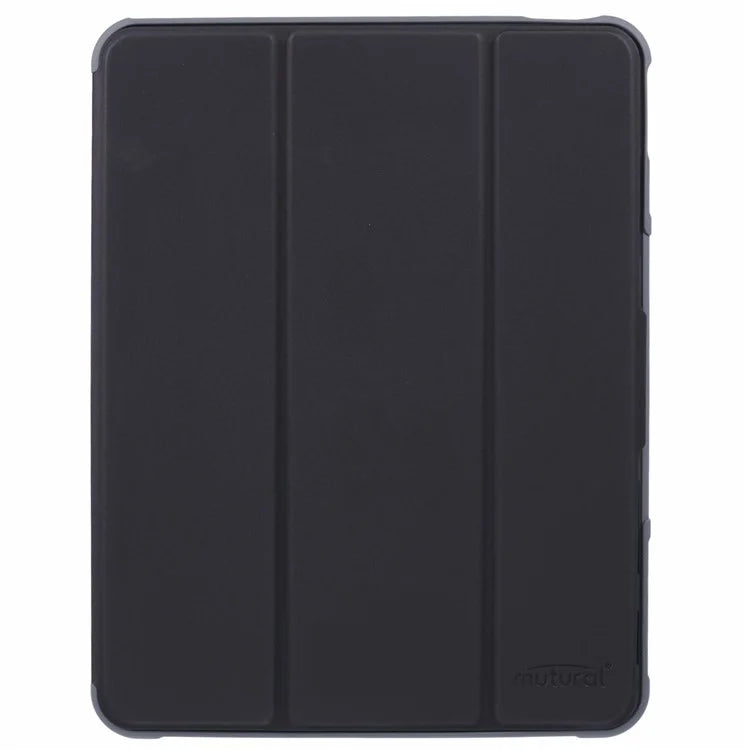 MUTURAL For iPad Pro 11 (2024) Case Smart Leather Tablet Cover with Pencil Holder Tri-Fold Stand