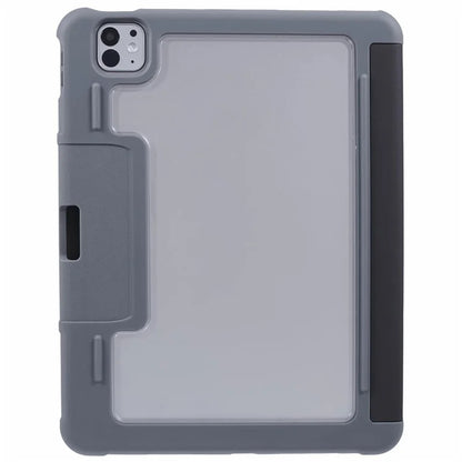 MUTURAL For iPad Pro 11 (2024) Case Smart Leather Tablet Cover with Pencil Holder Tri-Fold Stand