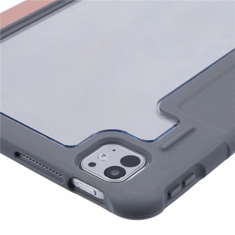 MUTURAL For iPad Pro 11 (2024) Case Smart Leather Tablet Cover with Pencil Holder Tri-Fold Stand