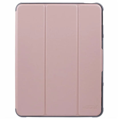 MUTURAL For iPad Pro 11 (2024) Case Smart Leather Tablet Cover with Pencil Holder Tri-Fold Stand