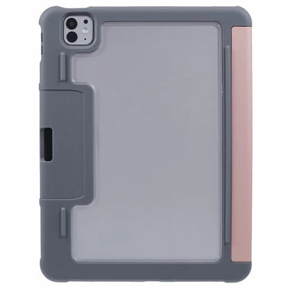 MUTURAL For iPad Pro 11 (2024) Case Smart Leather Tablet Cover with Pencil Holder Tri-Fold Stand