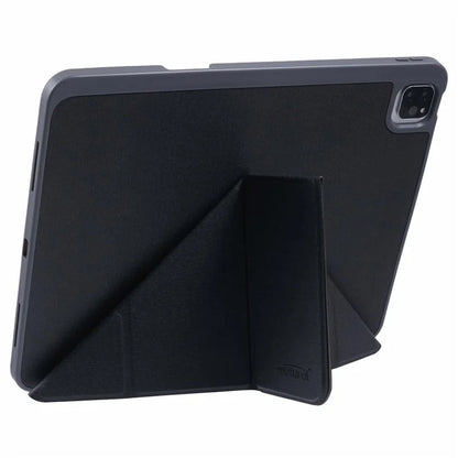MUTURAL For iPad Pro 13 (2024) Case with Pencil Holder Origami Stand Leather Tablet Cover