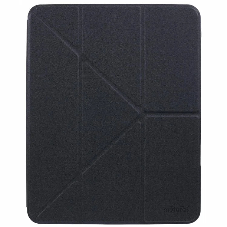 MUTURAL For iPad Pro 13 (2024) Case with Pencil Holder Origami Stand Leather Tablet Cover