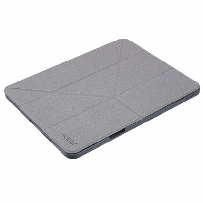 MUTURAL For iPad Pro 13 (2024) Case with Pencil Holder Origami Stand Leather Tablet Cover