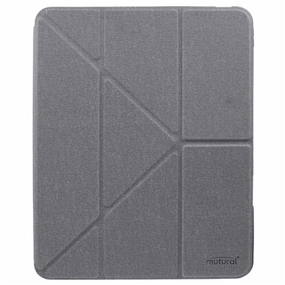 MUTURAL For iPad Pro 13 (2024) Case with Pencil Holder Origami Stand Leather Tablet Cover