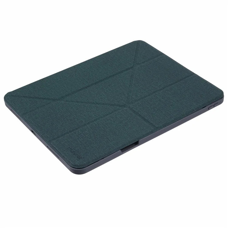 MUTURAL For iPad Pro 13 (2024) Case with Pencil Holder Origami Stand Leather Tablet Cover