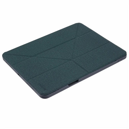 MUTURAL For iPad Pro 13 (2024) Case with Pencil Holder Origami Stand Leather Tablet Cover
