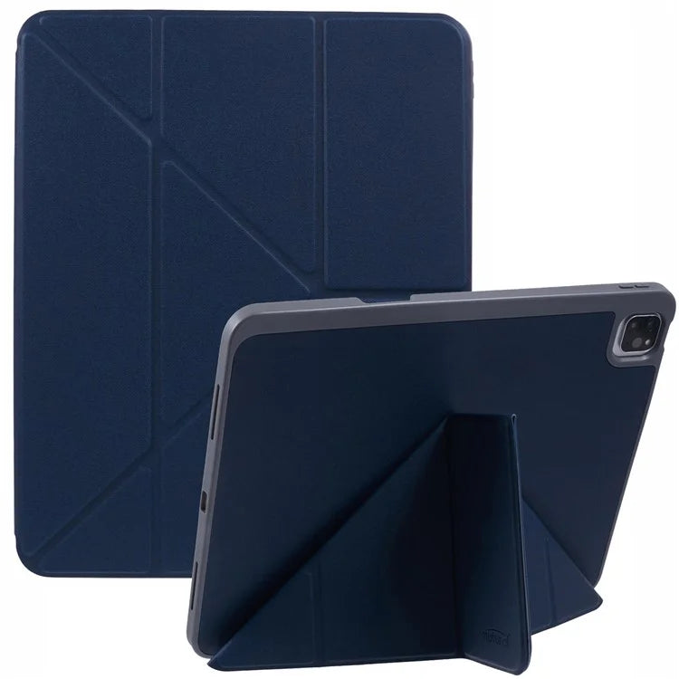 MUTURAL For iPad Pro 13 (2024) Case with Pencil Holder Origami Stand Leather Tablet Cover