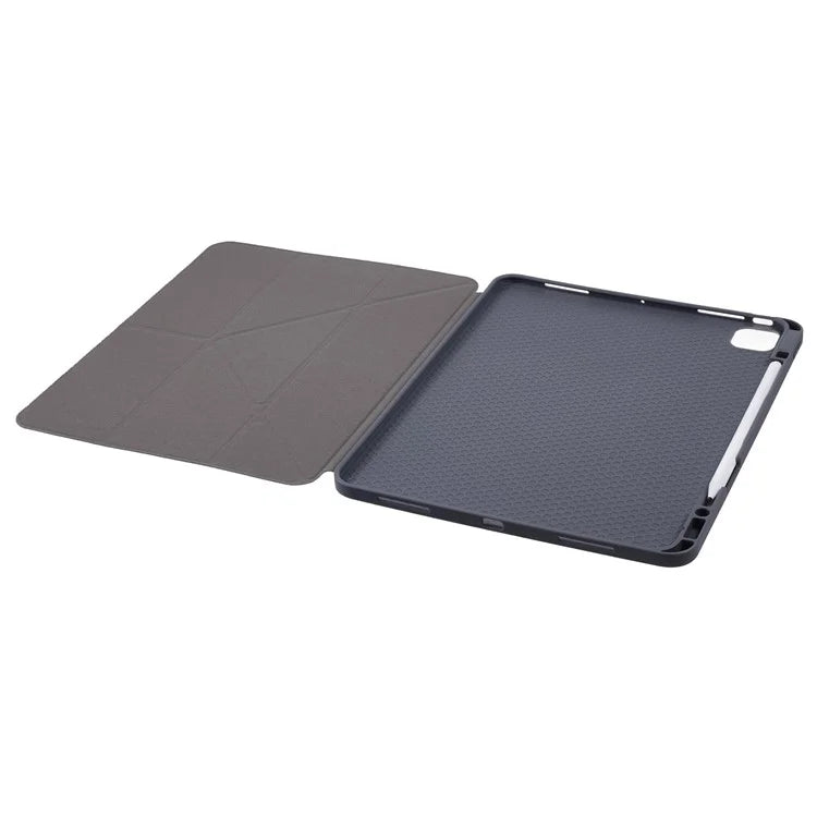 MUTURAL For iPad Pro 13 (2024) Case with Pencil Holder Origami Stand Leather Tablet Cover