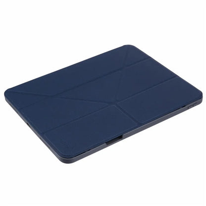 MUTURAL For iPad Pro 13 (2024) Case with Pencil Holder Origami Stand Leather Tablet Cover