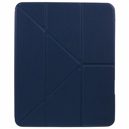 MUTURAL For iPad Pro 13 (2024) Case with Pencil Holder Origami Stand Leather Tablet Cover