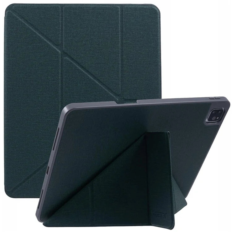 MUTURAL For iPad Air 13 (2024) / iPad Pro 12.9 (2022) / (2021) / (2020) / (2018) Case Smart Leather Tablet Cover Origami Stand