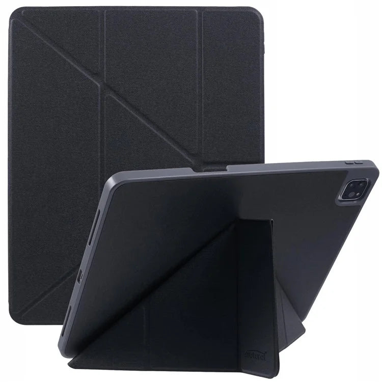 MUTURAL For iPad Air 13 (2024) / iPad Pro 12.9 (2022) / (2021) / (2020) / (2018) Case Smart Leather Tablet Cover Origami Stand