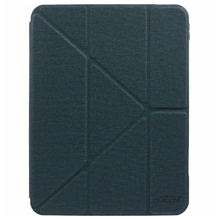 MUTURAL For iPad Pro 11 (2024) Case Origami Stand Pencil Slot Protective Leather Tablet Cover