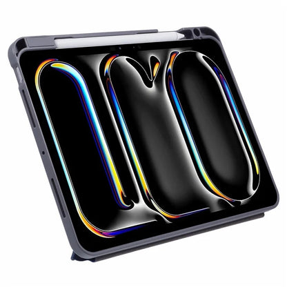 MUTURAL For iPad Pro 11 (2024) Case Origami Stand Pencil Slot Protective Leather Tablet Cover