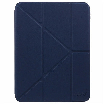 MUTURAL For iPad Pro 11 (2024) Case Origami Stand Pencil Slot Protective Leather Tablet Cover