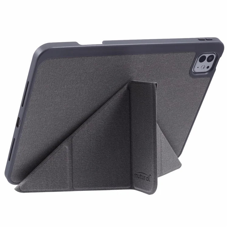 MUTURAL For iPad Pro 11 (2024) Case Origami Stand Pencil Slot Protective Leather Tablet Cover