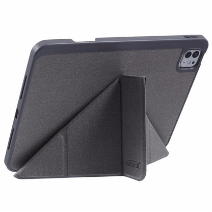 MUTURAL For iPad Pro 11 (2024) Case Origami Stand Pencil Slot Protective Leather Tablet Cover