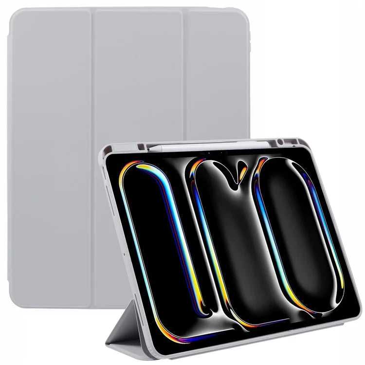 MUTURAL For iPad Pro 13 (2024) Case Leather Trifold Stand Cover  Auto Wake / Sleep