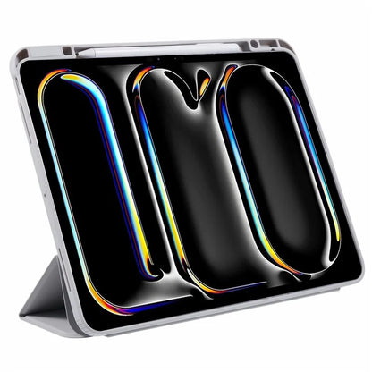 MUTURAL For iPad Pro 13 (2024) Case Leather Trifold Stand Cover  Auto Wake / Sleep