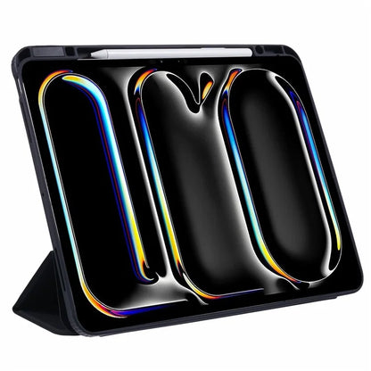MUTURAL For iPad Pro 13 (2024) Case Leather Trifold Stand Cover  Auto Wake / Sleep
