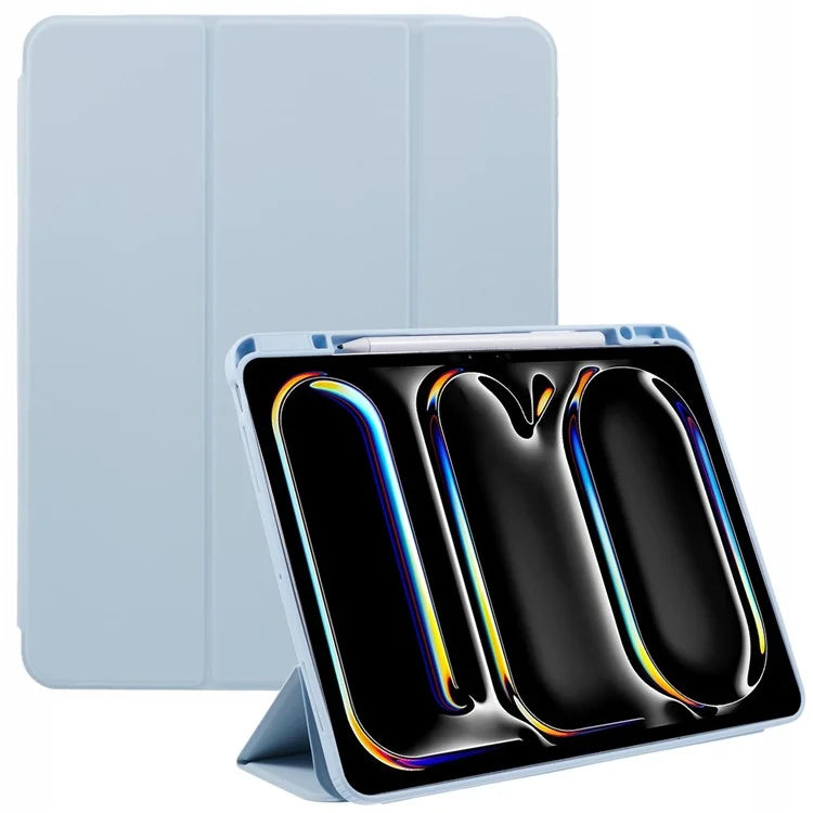 MUTURAL For iPad Pro 13 (2024) Case Leather Trifold Stand Cover  Auto Wake / Sleep
