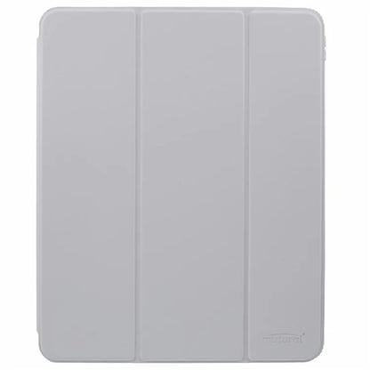 MUTURAL For iPad Air 13 (2024) / iPad Pro 12.9 (2022) / (2021) / (2020) / (2018) Leather Case Trifold Stand Cover with Pencil Holder