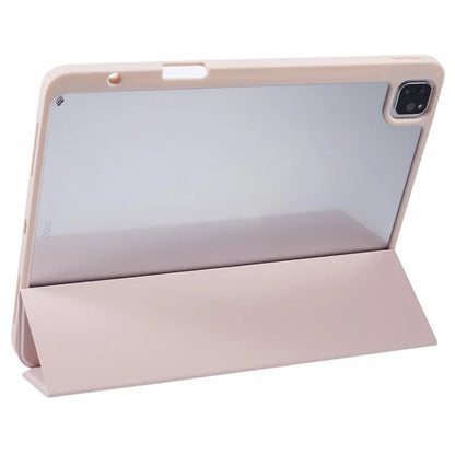 MUTURAL For iPad Air 13 (2024) / iPad Pro 12.9 (2022) / (2021) / (2020) / (2018) Leather Case Trifold Stand Cover with Pencil Holder