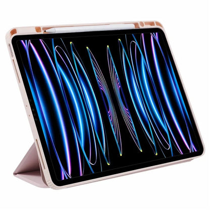 MUTURAL For iPad Air 13 (2024) / iPad Pro 12.9 (2022) / (2021) / (2020) / (2018) Leather Case Trifold Stand Cover with Pencil Holder