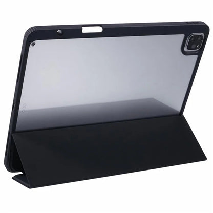 MUTURAL For iPad Air 13 (2024) / iPad Pro 12.9 (2022) / (2021) / (2020) / (2018) Leather Case Trifold Stand Cover with Pencil Holder