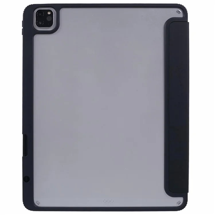 MUTURAL For iPad Air 13 (2024) / iPad Pro 12.9 (2022) / (2021) / (2020) / (2018) Leather Case Trifold Stand Cover with Pencil Holder