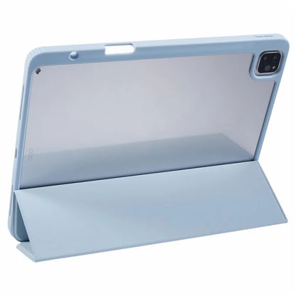 MUTURAL For iPad Air 13 (2024) / iPad Pro 12.9 (2022) / (2021) / (2020) / (2018) Leather Case Trifold Stand Cover with Pencil Holder