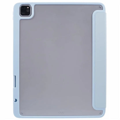 MUTURAL For iPad Air 13 (2024) / iPad Pro 12.9 (2022) / (2021) / (2020) / (2018) Leather Case Trifold Stand Cover with Pencil Holder