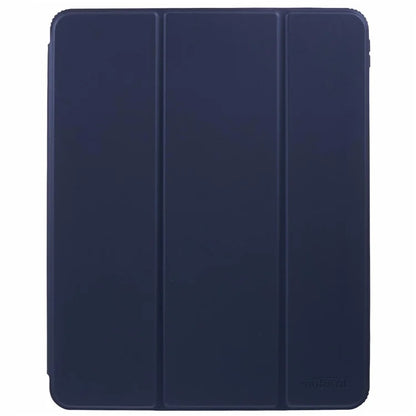 MUTURAL For iPad Air 13 (2024) / iPad Pro 12.9 (2022) / (2021) / (2020) / (2018) Leather Case Trifold Stand Cover with Pencil Holder