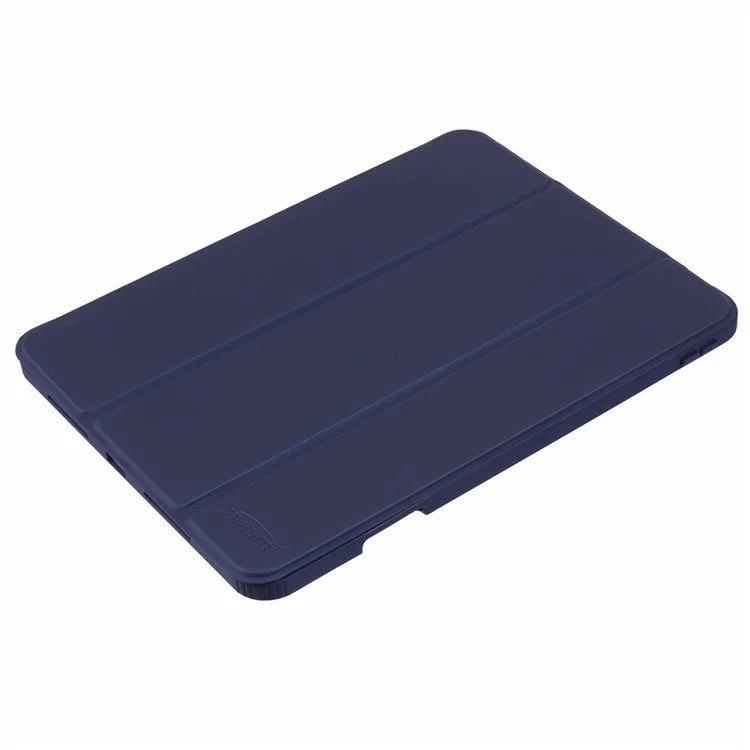 MUTURAL For iPad Pro 11 (2024) Case Tri-Fold Stand Transparent Back Leather Cover with Pen Slot