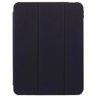 MUTURAL For iPad Pro 11 (2024) Case Tri-Fold Stand Transparent Back Leather Cover with Pen Slot