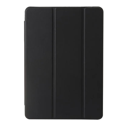 For Huawei MatePad SE 11 Case Tri-Fold Stand Leather+TPU+Acrylic Clear Back Tablet Cover