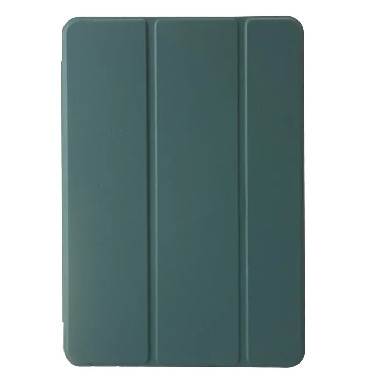 For Huawei MatePad SE 11 Case Tri-Fold Stand Leather+TPU+Acrylic Clear Back Tablet Cover