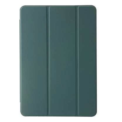 For Huawei MatePad SE 11 Case Tri-Fold Stand Leather+TPU+Acrylic Clear Back Tablet Cover